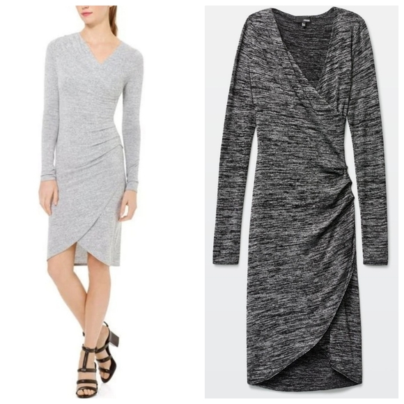 Aritzia Dresses & Skirts - Aritzia Wilfred Free Klum dress black grey medium